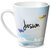 Hot Muggs Simply Love You Jasum Conical Ceramic Mug 350ml