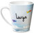 Hot Muggs Simply Love You Luvya Conical Ceramic Mug 350ml
