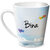 Hot Muggs Simply Love You Bina Conical Ceramic Mug 350ml