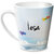 Hot Muggs Simply Love You Iesa Conical Ceramic Mug 350ml