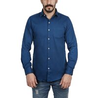 MyLook Men's Casual Shirt Blue