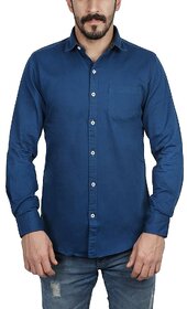 MyLook Men's Casual Shirt Blue