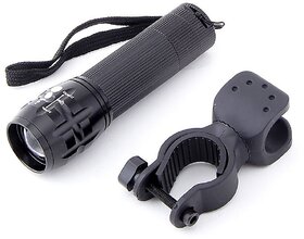 M10350 Genric 3-Mode- 200LM CREE BICYCLE HEADLIGHT HEAD LIGHT LED Flashlight Front Bicycle Bike Light lamp Mount Torch