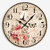 Sarthak Analog Multicolour Wall Clock-Wooden, With Glass(205 x 205 mm)