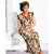 Printed Nighty 1pc Daily Lounge Wear Night Dress 1 Gown 590A Animal Print Maxi Nightie Bedroom Slip
