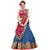 Blue Embrodiary Work Banglory Silk Bollywood Style Lehenga Choli With Blouse