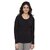 Womens Basic T Shirt Full Sleeve Round Neck