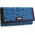 arpera rangoli cotton warli print clutch blue C11541-71A