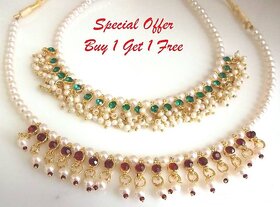 New offer buy 1 get 1 free pearl necklace