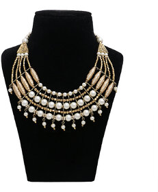 Minha Non Plated Multicolor Alloy Necklace Set For Women