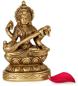 Divya Brass Sarawati Statue.