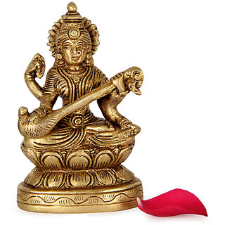 Divya Brass Sarawati Statue.