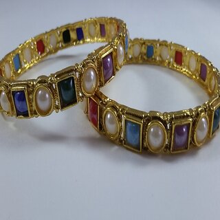 Premium multicolor gold plated bangles/kadaa. Wedding / party / bollywood / ethnic wear..