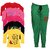 IndiWeaves Girls Combo Pack 6 (Pack of 5 Full Sleeves T-Shirts and 1 Lowers/Track Pant )Multicolor