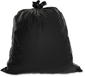 150 pcs Black Bin/Trash Rubbish Waste Garbage Disposable Bags Sacks-Size 19x21