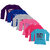 Indiweaves Girls Cotton Full Sleeve Printed T-shirt Pack Of 6multicolor