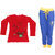 Indiweaves Girls Combo Pack 2 Pack Of 1 Full Sleeves T-shirts And 1 Lowerst