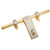 SmartShophar Brass Door Aldrop Ganna 10 Inches Gold silver
