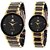 Nubela Iik Golden Quartz Couple Watch