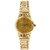 Sonata Quartz Gold Round Women Watch 8925YM02