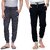 FeelBlue Men's Cotton Track Pant (Pack of 2) (DeepGrey and GBlack).