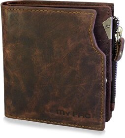 mypac cruise brown Genuine Leather wallet with atm card holder for men  C11572-2.