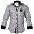 kausar collections Blacksoul Mens Checkered cotton grey coloured Casual Shirt