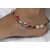 Maroon Green kundan anklets smc001