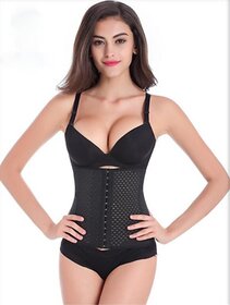 Womens 3 hooks instant tummy tuck slim waist belt body shaper cincher trimmer