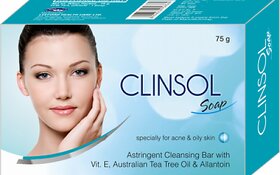 clinsol soaps for spots acne 75 gm.