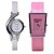 Nubela ladies watch combo of 2