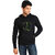 Campus Sutra Black The Vitruvian Man Hoodie