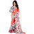 DECENT WORLD Branded Party wear Exclusive Printed Multi colored Georgette Saree with Blouse online