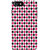 Fiobs Designer Phone Back Case Cover   7 ( Pink Black White Diamond Colorful Pattern Design  )