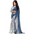 DECENT WORLD Branded Party wear Exclusive Printed Multi colored Georgette Saree with Blouse online