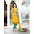 Decent world Yellow Embroidered Dress Material with Matching Dupatta 2PKZ2012 (Unstitched)