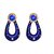 Fashionable Blue  Silk Thread earrings for women  Girls by shrungarika -ST-40