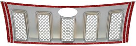 Romic RG5011 Grill for Mahindra Tuv-300 (Set of 2)