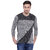 Campus Sutra Gray Round Neck Full Sleeves T-Shirt for Men