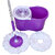 Easy Clean - Floor Cleaning Mop with Steel Rod - Purple