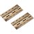 SmartShophar Brass Railway Hinges 6 X 3.5 Inches Antique Set Of 2