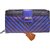 Arpera Blue Genuine Leather Ladies Wallet Clutch