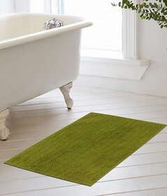 Ayam beautiful solid set of 2 cotton bathmat,