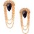 Savvy Gold Shining Brass Drop Earring