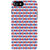 Fiobs Designer Phone Back Case Cover   7 ( Red Blue Pattern Design  )