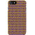 Fiobs Designer Phone Back Case Cover   7 ( Colorful Pattern Design Purple Yellow )
