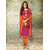 Decent world Pink Camric Cotton Dress Material With Unstitched Dupatta