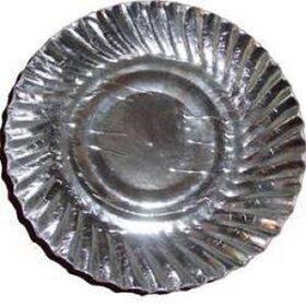 Silver Paper plate 8 inch