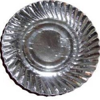 Silver Paper plate 8 inch