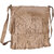 KATVON Beige Self Design Sling Bags